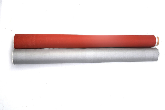 PU প্রলিপ্ত ফাইবারগ্লাস ফ্যাব্রিক 0.8mm 850gsm টেকসই ঢালাই সুরক্ষা এবং স্মোক কার্টেন