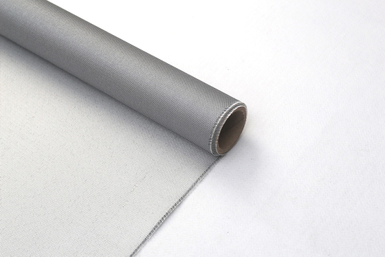 স্টেইনলেস স্টীল ওয়্যার M850 1-সাইড 120gsm ধূসর সিলিকন আবরণ যা জ্যাকেট এবং স্মোক কার্টেন অপসারণের জন্য ব্যবহৃত হয়