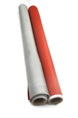 স্টেইনলেস স্টীল ওয়্যার M850 1-সাইড 120gsm ধূসর সিলিকন আবরণ যা জ্যাকেট এবং স্মোক কার্টেন অপসারণের জন্য ব্যবহৃত হয়