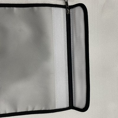 9.8 x 13.4 ইঞ্চি ফায়ারপ্রুফ ফাইল ব্যাগ মানি হোল্ডার সেট জিপার ক্লোজার 1832 °ফা
