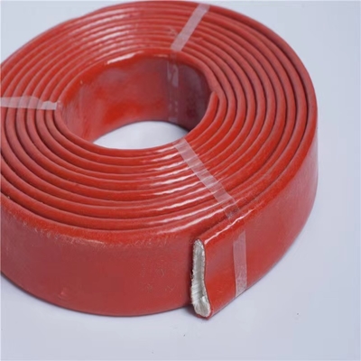 উচ্চ তাপমাত্রা সিলিকন প্রলিপ্ত ফাইবারগ্লাস sleeving সিলিকন তারের হাতা